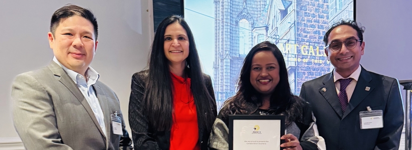 Grampian pair awarded for collaborative excellence after successful delivery of research conference