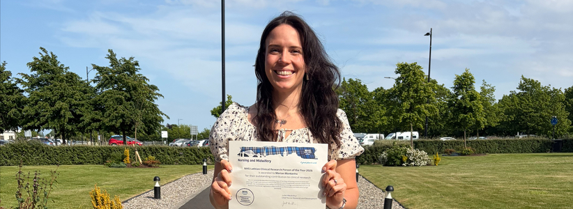 Neuroprogressive and Dementia Network Lothian team member singled out for outstanding contribution to clinical research