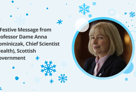 A Festive Message from Professor Dame Anna Dominiczak, Chief Scientist (Health), Scottish Government
